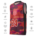 Load image into Gallery viewer, Suvon Team Recycled Unisex Basketball Jersey (Game On)
