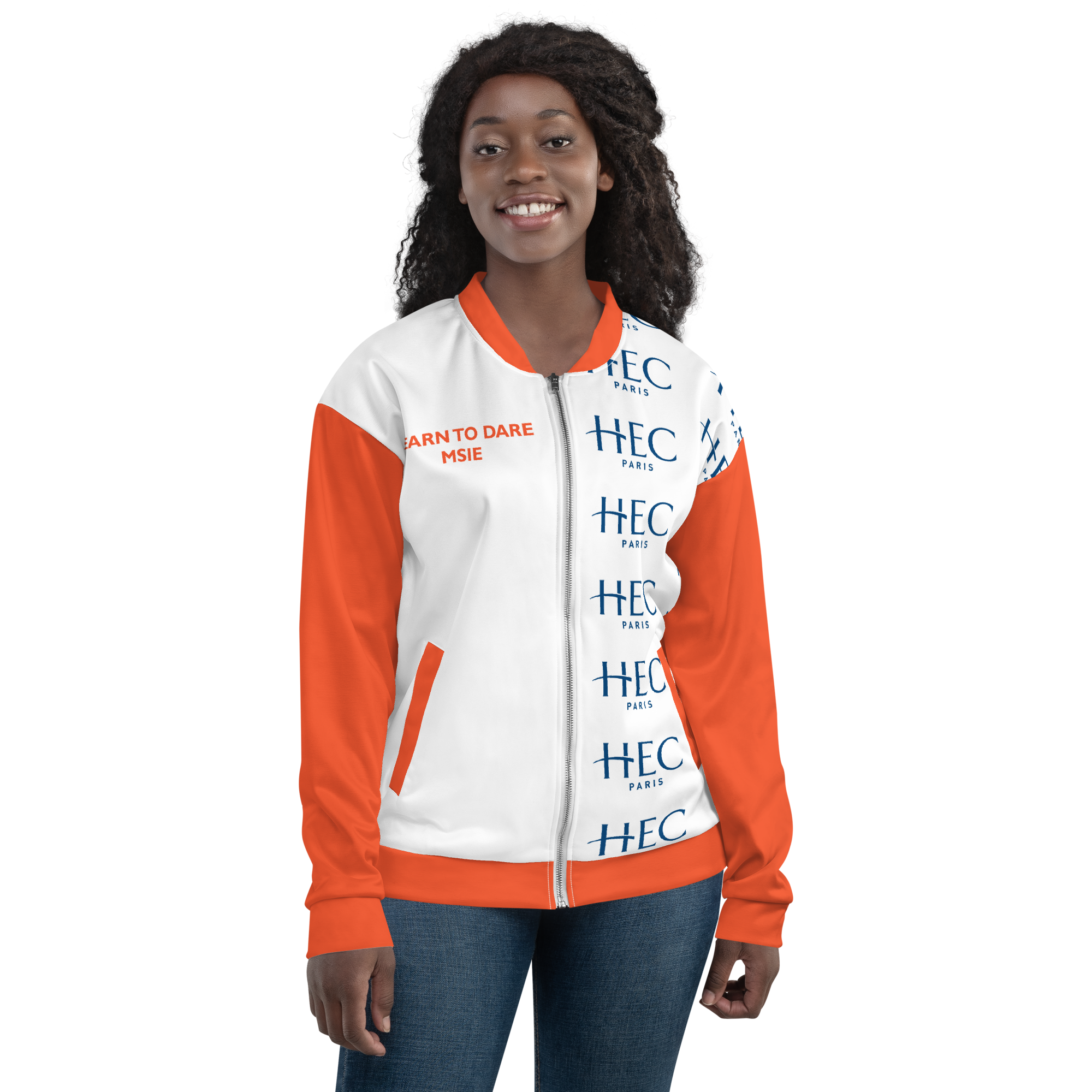 HEC Paris MSIE "LEARN TO DARE" Unisex Bomber Jacket