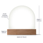 Load image into Gallery viewer, Customizable Printed Acrylic Dome Plaque
