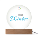 Load image into Gallery viewer, Customizable Printed Circle Acrylic Plaque
