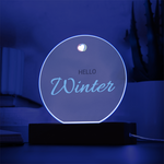 Load image into Gallery viewer, Customizable Printed Circle Acrylic Plaque

