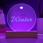 Load image into Gallery viewer, Customizable Printed Circle Acrylic Plaque
