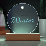 Load image into Gallery viewer, Customizable Printed Circle Acrylic Plaque

