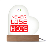 Load image into Gallery viewer, Customizable Printed Heart Acrylic Plaque
