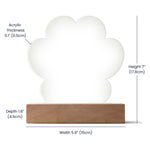 Load image into Gallery viewer, Cutomizable Printed Paw Acrylic Plaque
