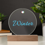 Load image into Gallery viewer, Customizable Printed Circle Acrylic Plaque

