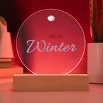 Load image into Gallery viewer, Customizable Printed Circle Acrylic Plaque
