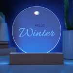 Load image into Gallery viewer, Customizable Printed Circle Acrylic Plaque
