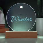 Load image into Gallery viewer, Customizable Printed Circle Acrylic Plaque
