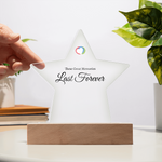 Load image into Gallery viewer, Customizable Acrylic Star Plaque
