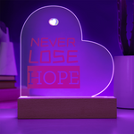 Load image into Gallery viewer, Customizable Printed Heart Acrylic Plaque
