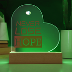 Load image into Gallery viewer, Customizable Printed Heart Acrylic Plaque
