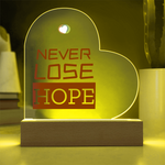 Load image into Gallery viewer, Customizable Printed Heart Acrylic Plaque
