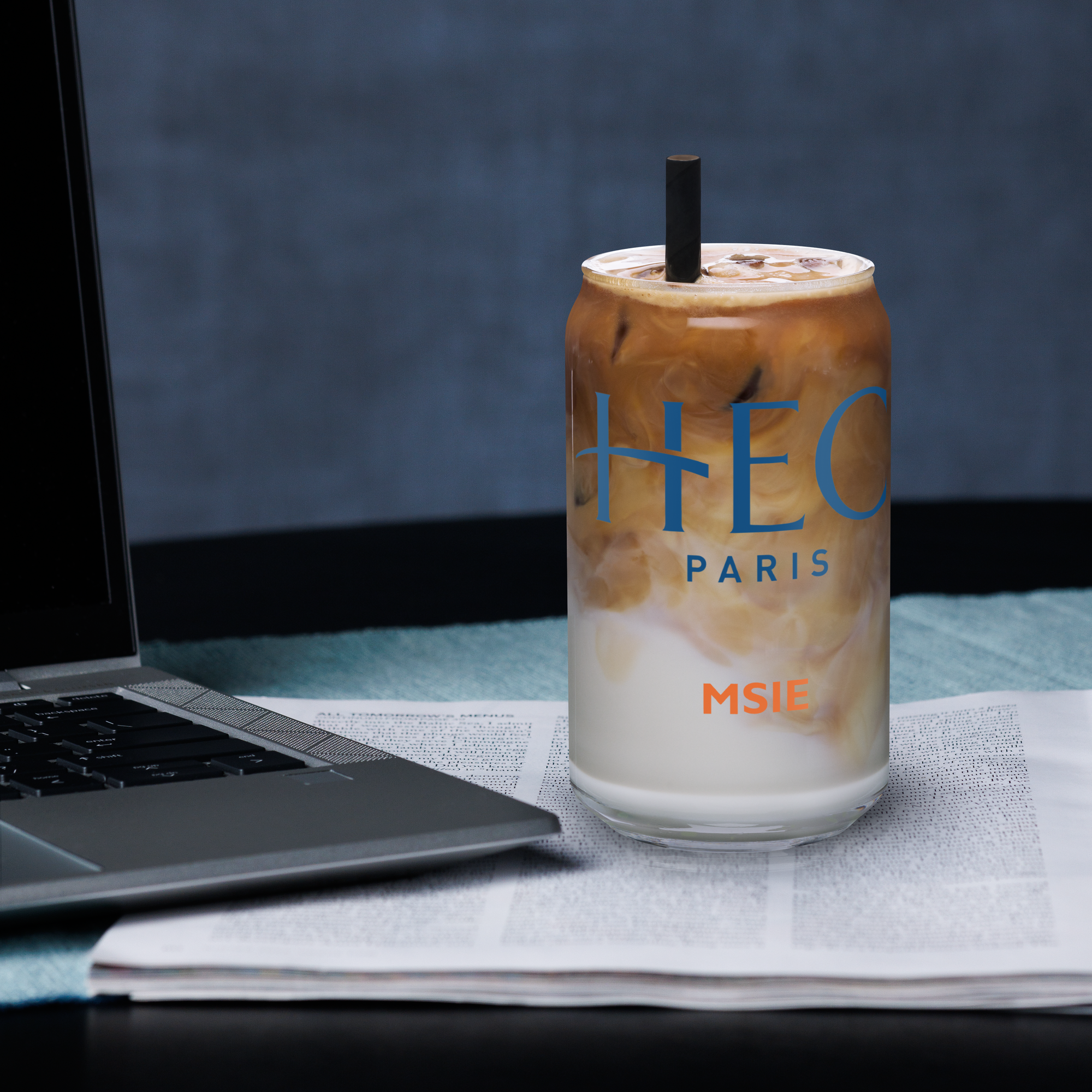 HEC Paris MSIE Can-Shaped Glass