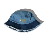 Load image into Gallery viewer, Summer Sun 2023 Collection - Distressed Denim Bucket Hat
