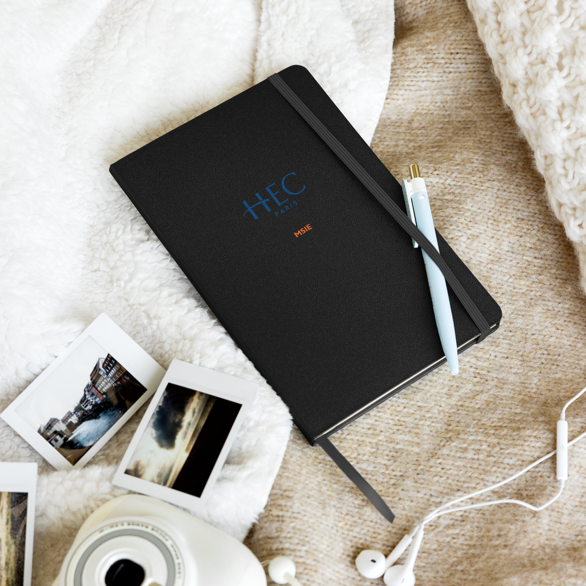 HEC Paris MSIE Hardcover Bound Notebook