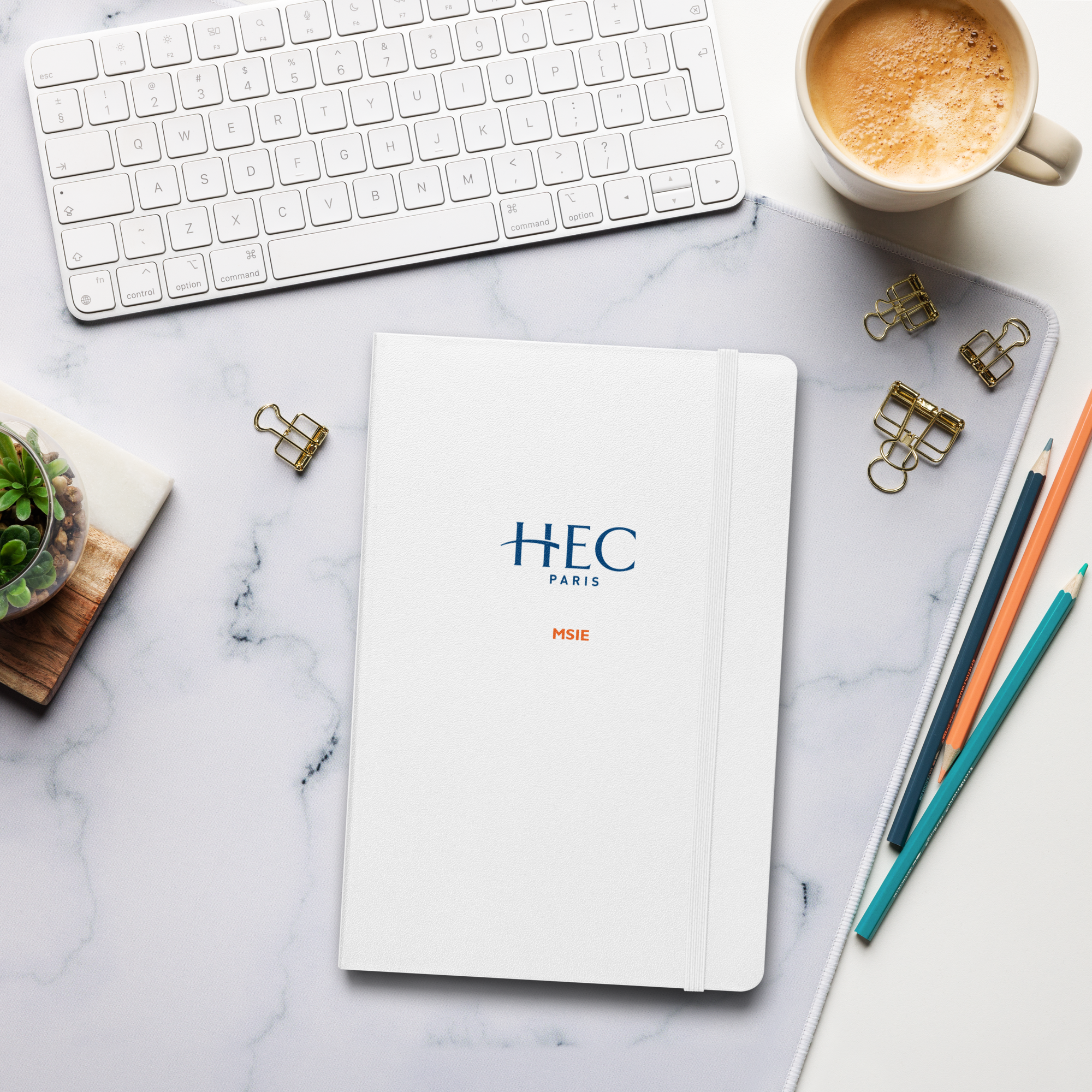 HEC Paris MSIE Hardcover Bound Notebook