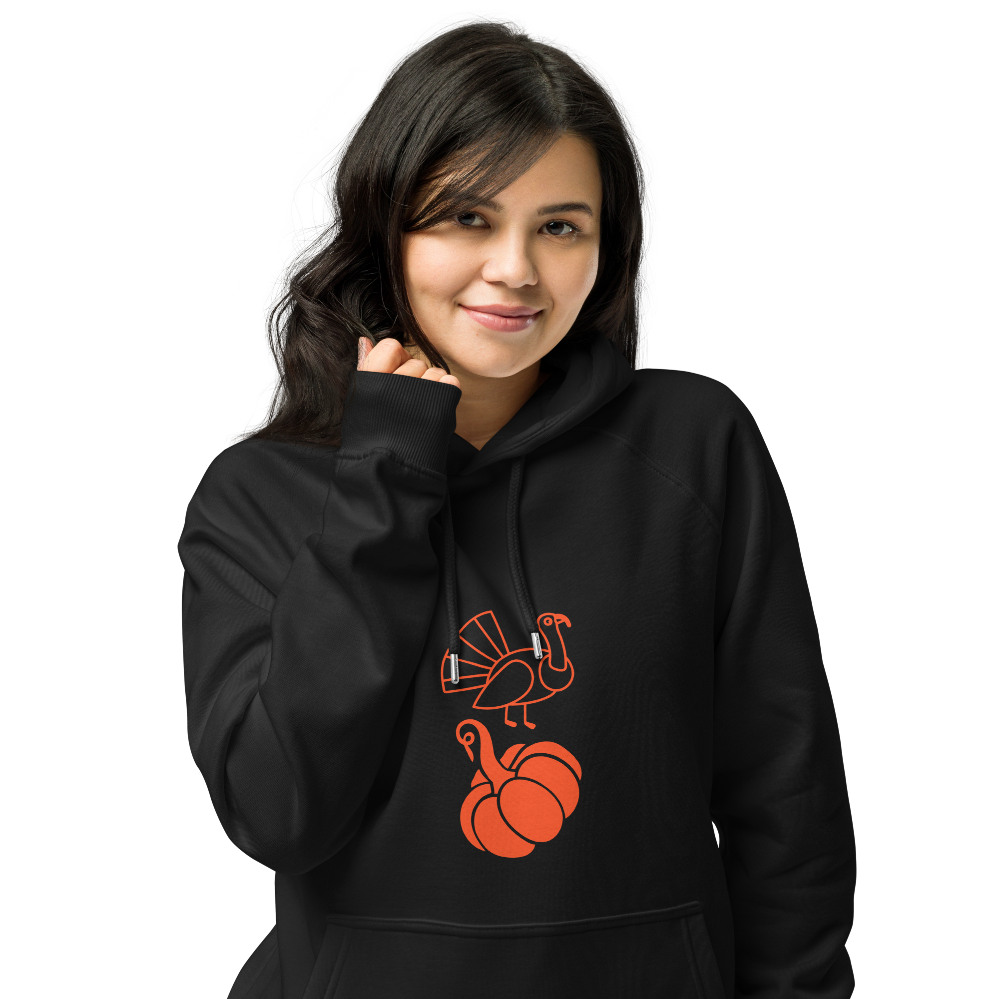 BFCM Thanksgiving 2023 Unisex Eco Raglan Hoodie