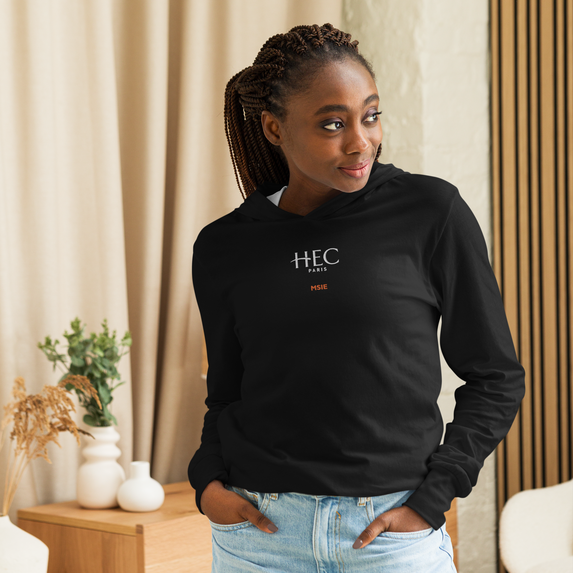 HEC Paris MSIE Hooded Long-Sleeve Tee