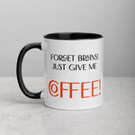 Load image into Gallery viewer, Limited Edition &quot;Forget Brains! Give me TEA/COFFEE!&quot; Halloween 2023 Colored Mug
