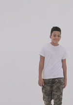 Load and play video in Gallery viewer, All Over Print Youth Crew Neck T-shirt.mp4
