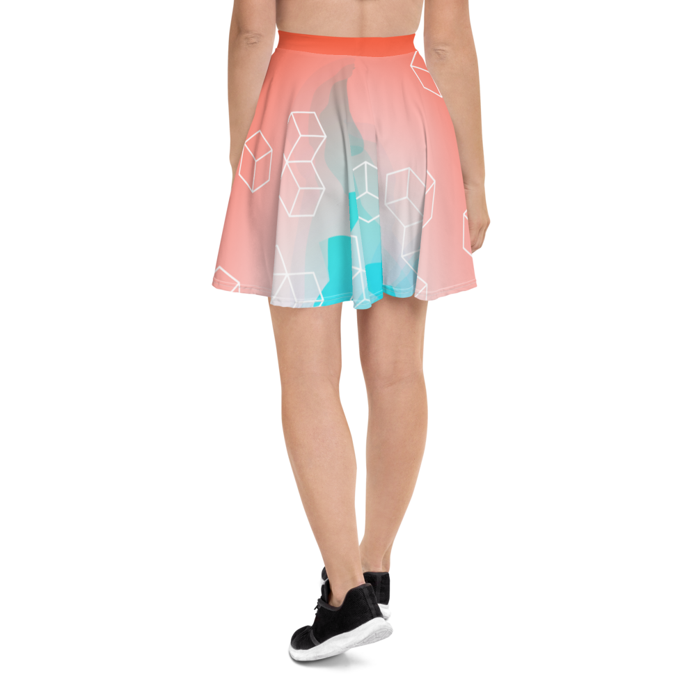 "Summer Flame" Skater Skirt