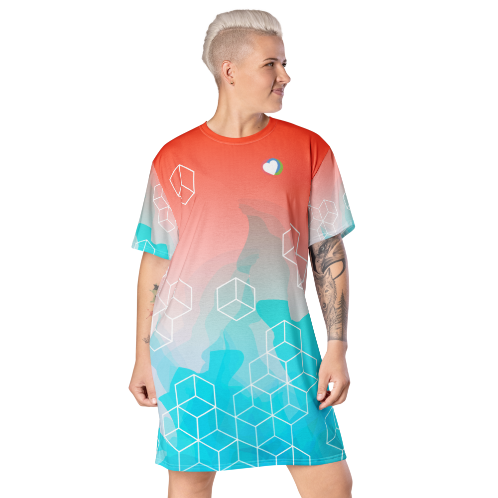 Flame t top shirt dress