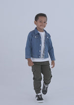 Load and play video in Gallery viewer, Baby Organic Denim Jacket  Babybugz BZ53.mp4
