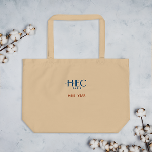 Customizable HEC MSIE Year Large Organic Tote Bag