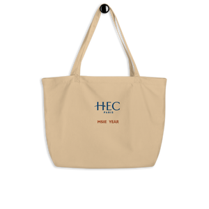 Customizable HEC MSIE Year Large Organic Tote Bag