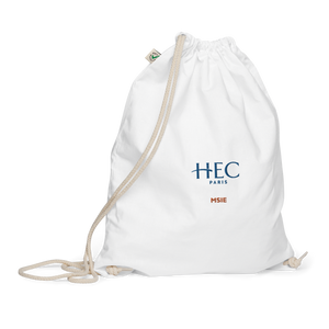 HEC MSIE Organic Cotton Drawstring Bag