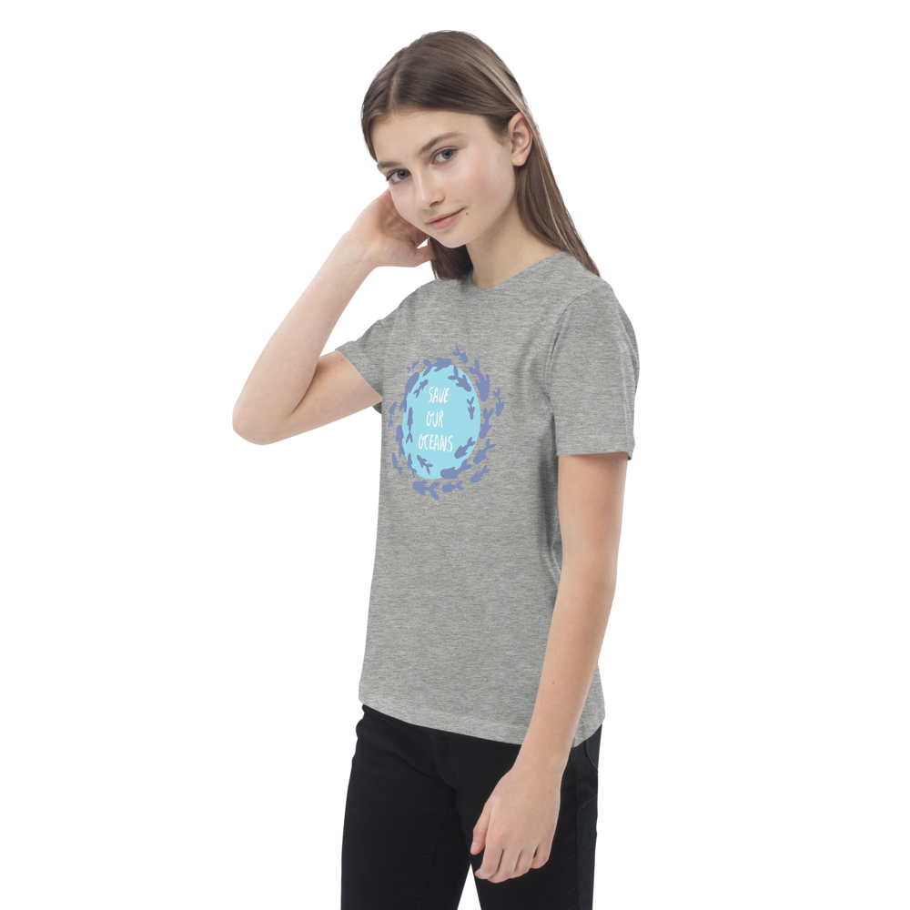 "Eco-ME" Save Our Oceans Organic Cotton Kids T-shirt