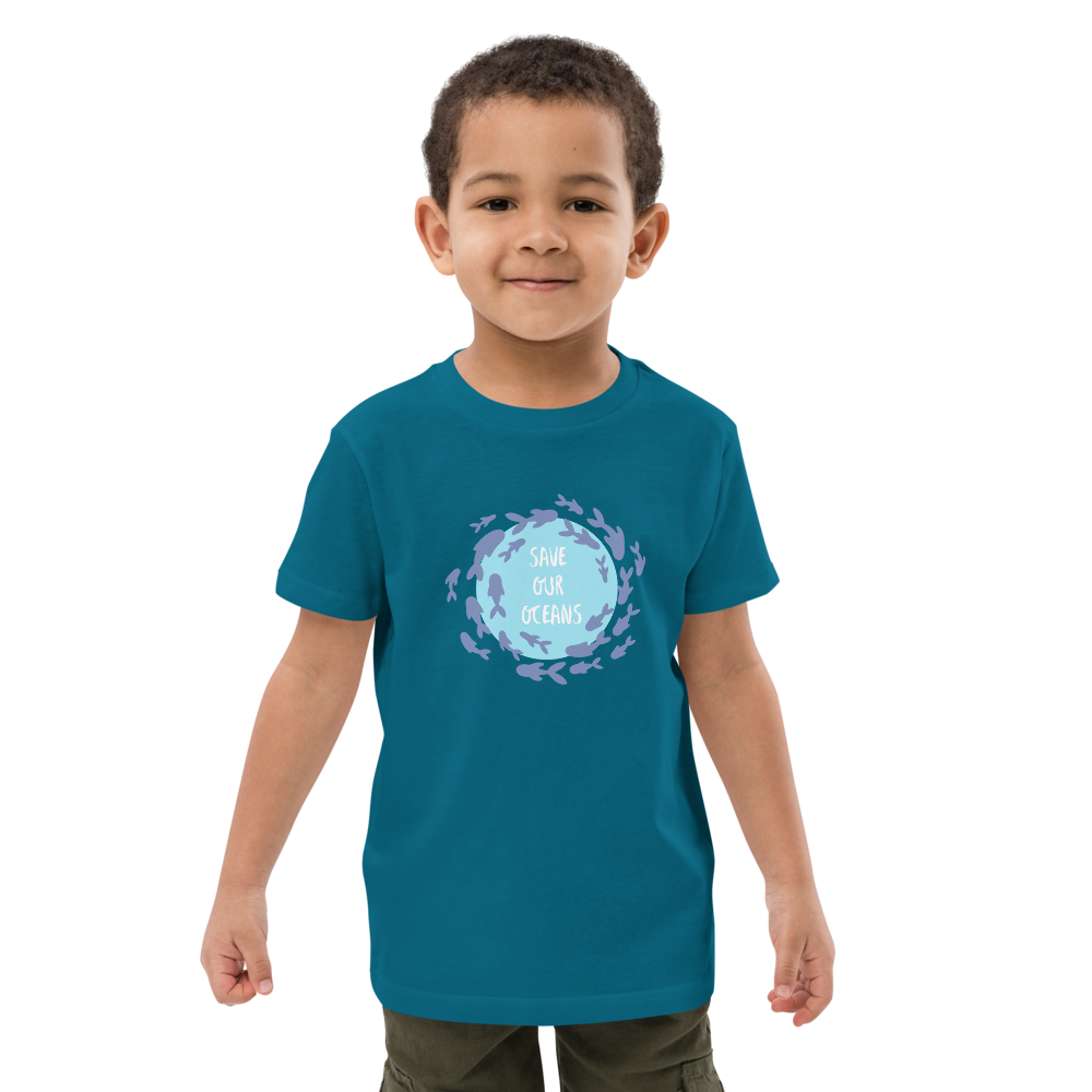 Eco-ME Save Our Oceans Organic Cotton Kids T-shirt