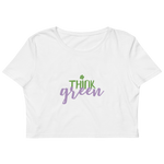 Load image into Gallery viewer, &quot;Eco-ME&quot; Think Green Organic Crop Top
