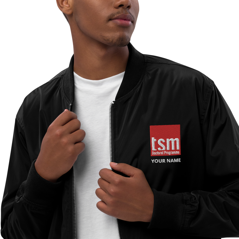Customizable TSM Name Premium Recycled Bomber Jacket