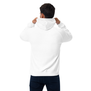 Embroiderd HEC Paris MSIE Unisex Eco Raglan Hoodie
