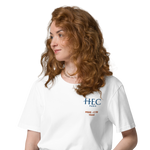 Load image into Gallery viewer, Customizable HEC MSIE Cohort &amp; Year Unisex Organic Cotton T-shirt
