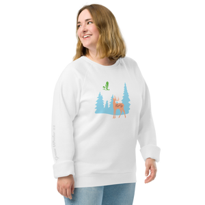 Green Winter Collection 2022 Unisex Organic Raglan Sweatshirt