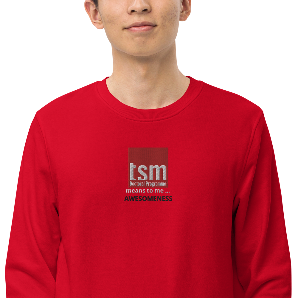 Customizable "TSM Means To Me" Unisex Organic Sweatshirt