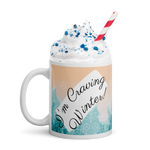Load image into Gallery viewer, I&#39;m Craving Winter! White Glossy Mug 2021 Edition
