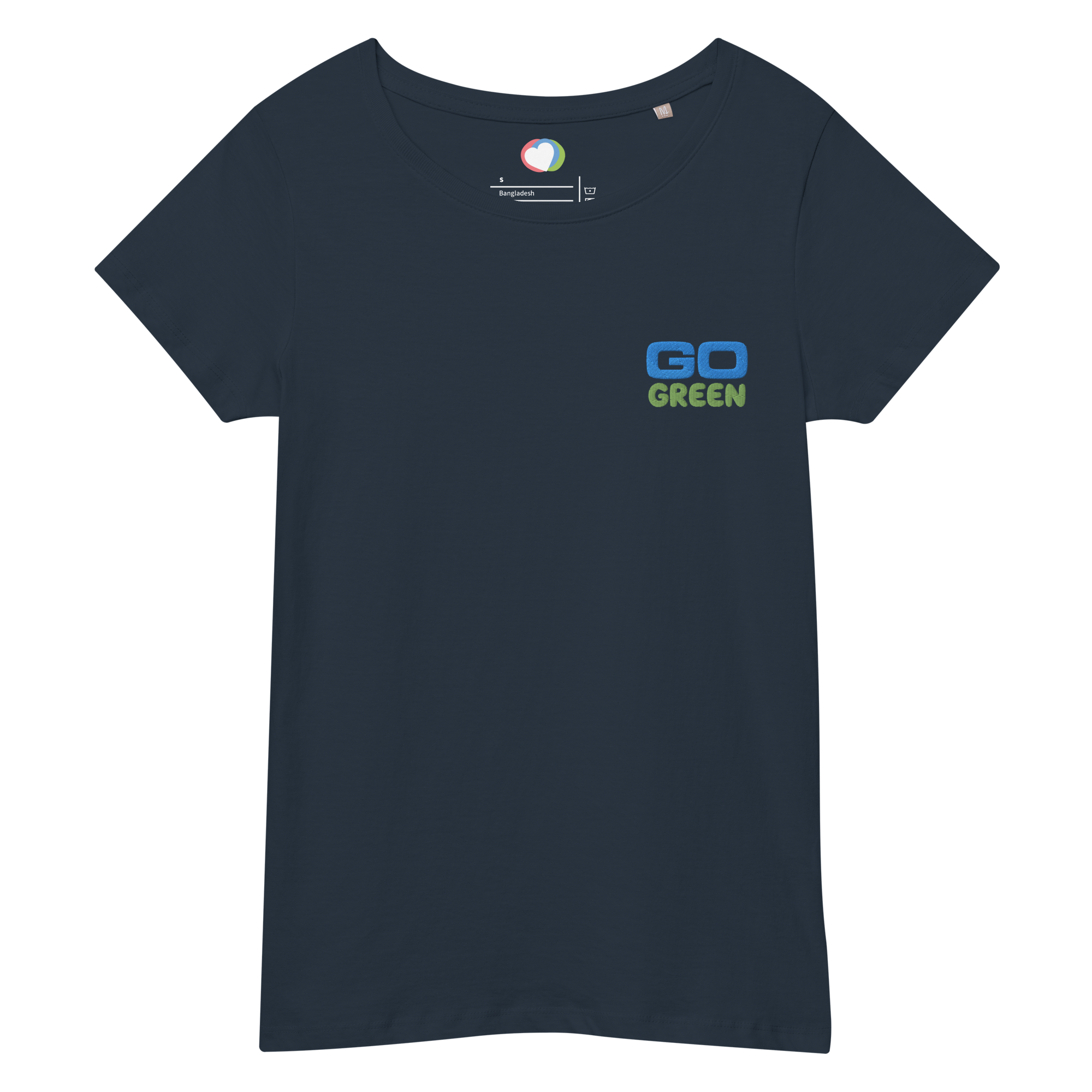 "Go Green" Women’s Basic Organic T-shirt