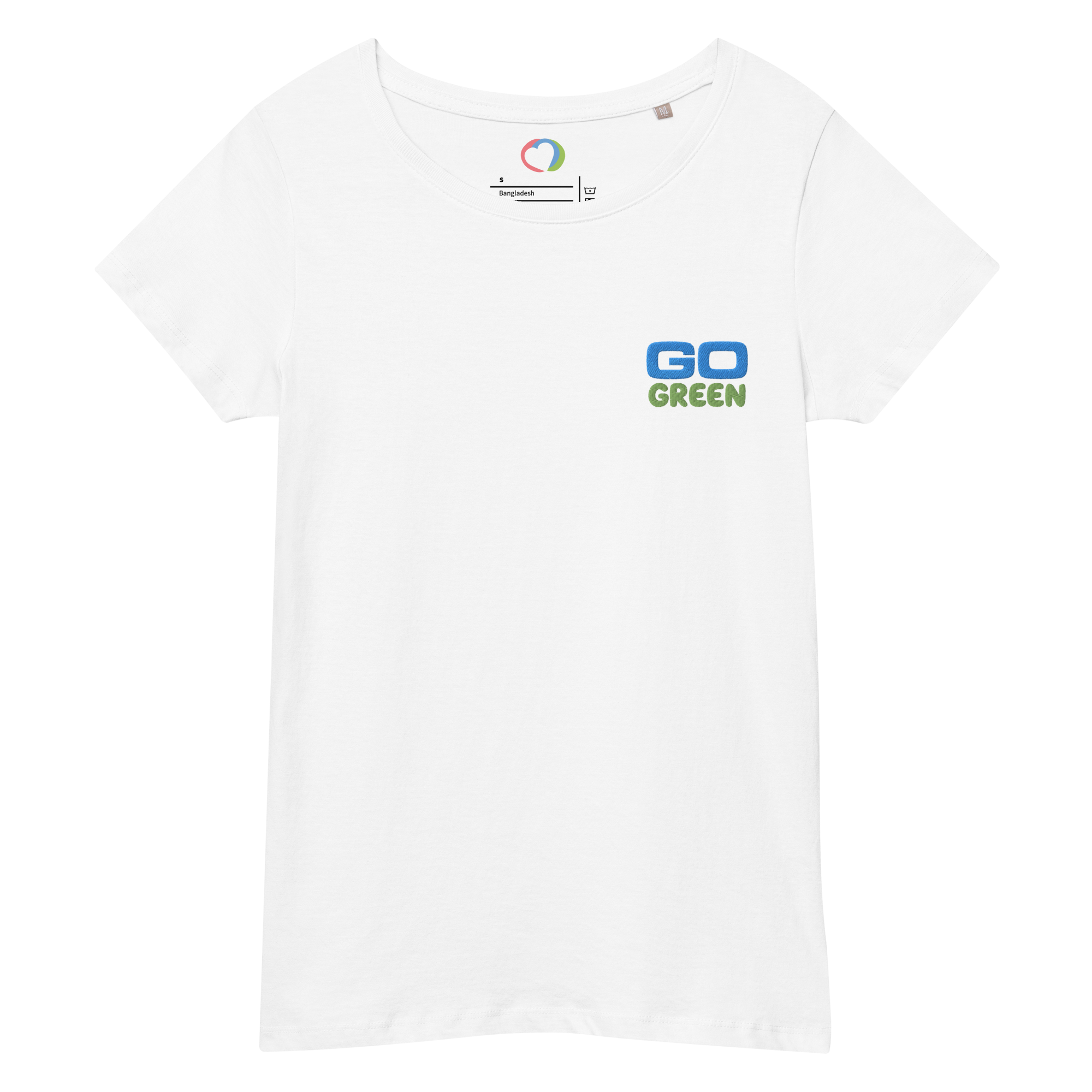 "Go Green" Women’s Basic Organic T-shirt